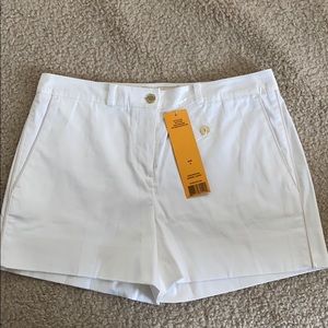 White Tory Burch ‘Gabriel Shorts’